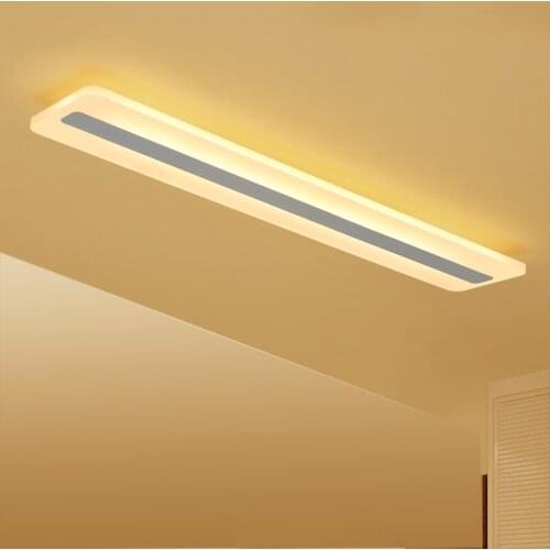 Minimalist modern led ceiling lights living room bedroom aisle acrylic AC85-265V corridor ceiling lamp fixture Lamparas De Techo