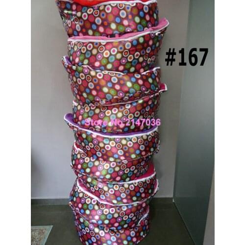 EN 14988 Multi-function Soft fabric Restaurant Baby Bean Bag Chair - pink dots - no filler, free shipping