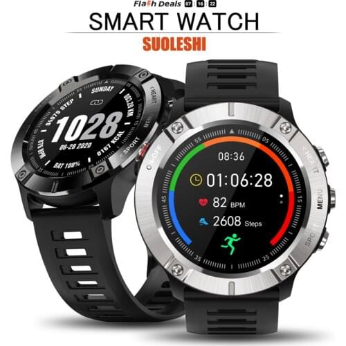 Smartwatch 2021 ROCK Rugged Watch For Men Outdoor Sports IP68 Waterproof 5ATM Fitness Tracker Blood Pressure Monitor Smart Watch