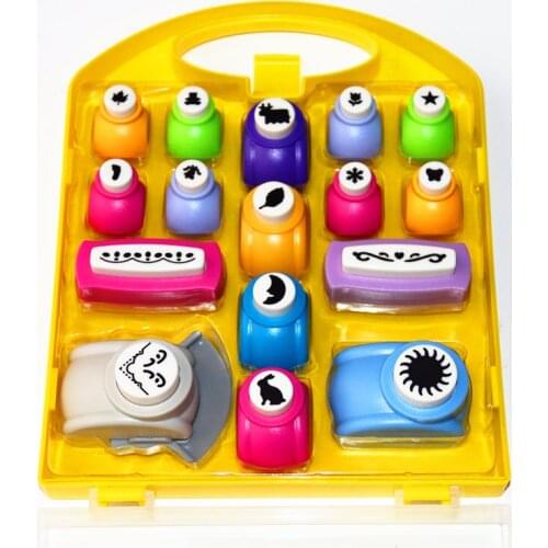 16pcs set craft punch set cutter furador scrapbook furador perfurador diy puncher cortador paper punches for scrapbooking S565