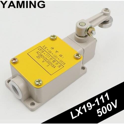 Single Wheel Pendulum Arm Type Automatic Reset Momentary Type Stroke Rocker Switch Lx19-111 Limit Micro Switches 5A/500V 1NO1NC