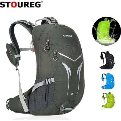 20L Hiking Hydration Backpack,Wear Resistant Cycling Bicycle Backpack,Waterproof Climbing Bag,Bike Water Bag With Rain Cover