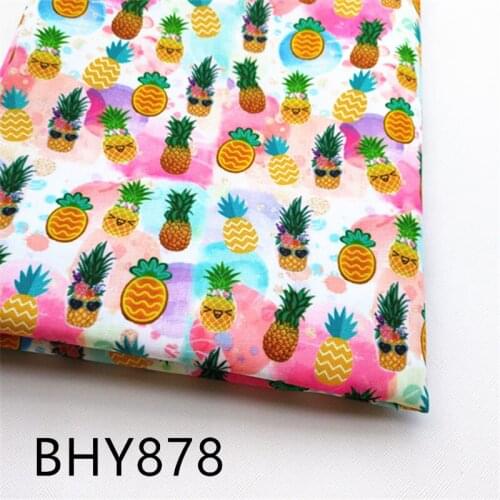 Half yard 45*140cm cartoon print polyester cotton patchwork fabric mask 878