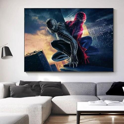 Avengers Marvel Superhero Comics Poster Wall Art Print Canvas Painting for Living Room Office Bedroom Nordic Decor Mural Picture