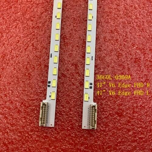 2pcs LED Backlight strip for LG 3660L-0369A 47LW5300 47PFL7606H 47LW650T 47LW450U 47LV5500 LC470EUN SD F1 F2 F3 47 V6 Edge FHD R