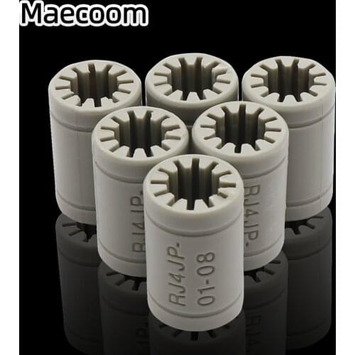 5/10pcs 3d Printer Parts Plastic RJ4JP-01-08 LM8UU 8mm Linear Ball Baearing Bushing Bush 8*15*24mm For Anet A8 Prusa I3