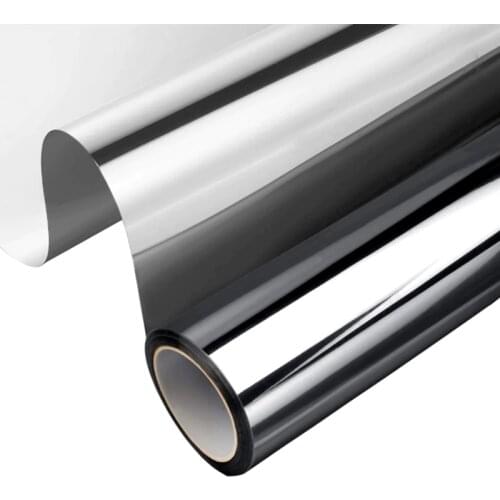 Window Privacy Film Sun Blocking Mirror Reflective Tint One Way,Vinyl Self-adhesive Reflective Solar film Privacy Window Glass S
