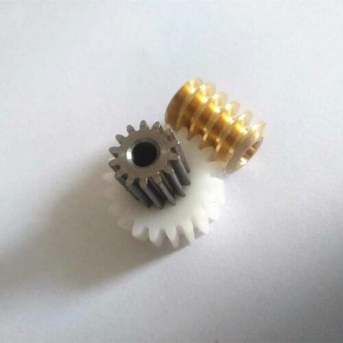 1M Turbine Worm Gear Copper Plastic SET 5MM FOR 775 Motor DIY