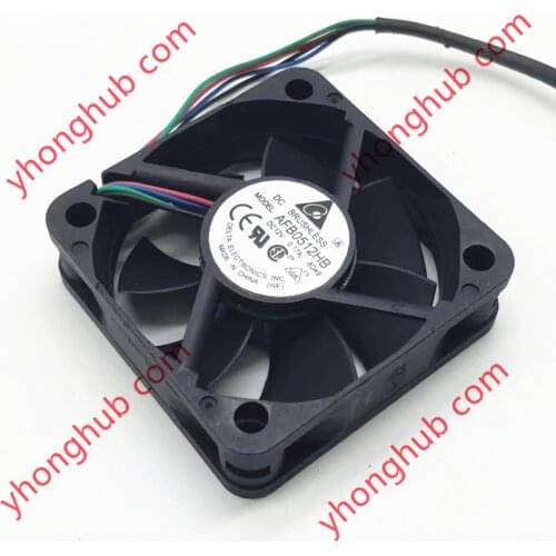 Delta Electronics AFB0512HB 8D49 DC 12V 0.17A 50x50x15mm 4-wire Server Cooling Fan