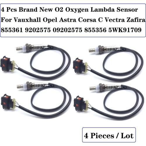 5WK91709 Brand New O2 Oxygen Lambda Sensor For Vauxhall Opel Astra Corsa C Vectra Zafira 855361 9202575 09202575 855356