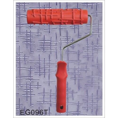 7" Coconut Pattern Rubber Roller Embossed Texture Pattern Paint Roller Home Decoration Paint Brush Background Wall Tool 7 Inch