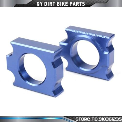 CNC Billet Axle Block Chain Adjuster For YZ250F 12-16 YZ450F 10-16 Dirt Bike MX Motocross Off Road Motorcycle Free shipping
