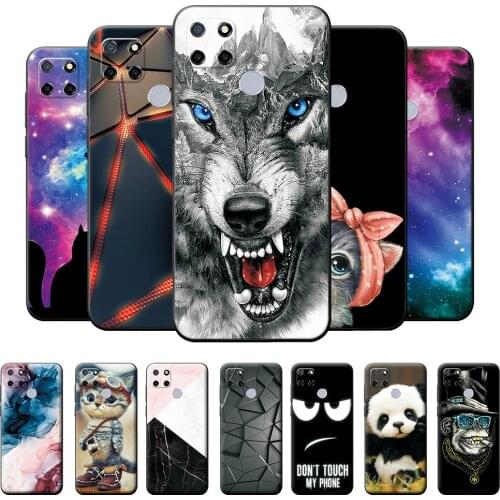 Case For Realme 7i RMX2193 Case Realme 7i RMX2103 Matte Protective Back Cover For OPPO Realme 7i Global Soft TPU Silicone Fundas