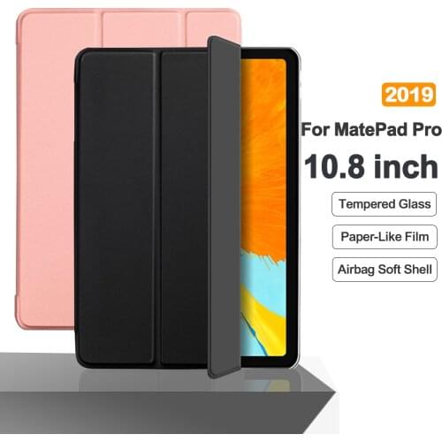 Flip Tablet Case For Huawei MatePad Pro 10.8'' 2019 Funda PU Leather Smart Cover For MRX-W09/W19 MRX-AL09/AL19 Folio Capa