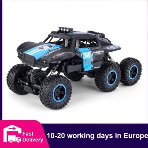 JJRC Q101 six-wheel drive climbing remote control car 1:10 wireless Bigfoot children outdoor toy off-road vehicle