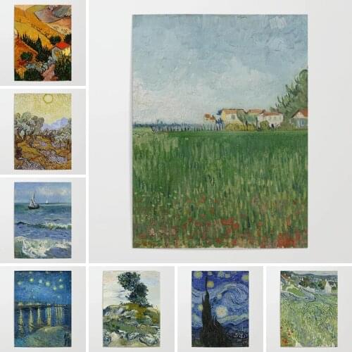 Diamond Painting Sun Wall Artwork Modular Poppies Painting Poster Sea Night Sky Diamond Embroidery Cross Stitch Home Decoration