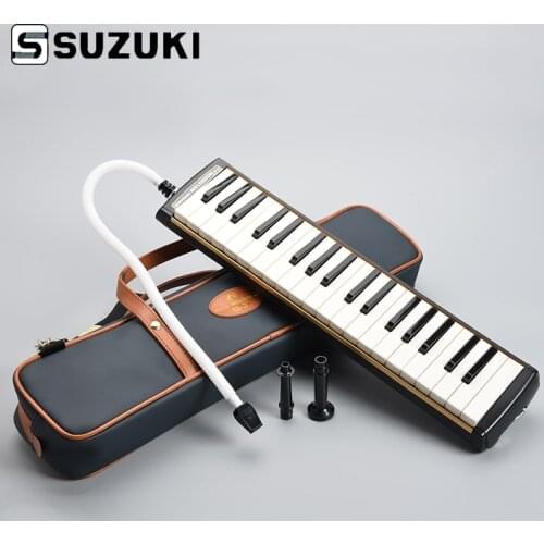 SUZUKI M-37C Keyboard Harmonica Melodion Melody On Alto 37 Key Professional Melodica/ pianica With Handbag Gift of choice