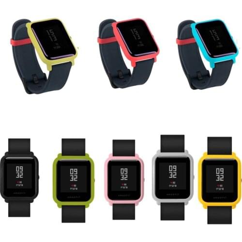 Frame PC Case Cover for Xiaomi Amazfit Bip BIT PACE Lite Youth Watch Protective Shell for Xiaomi Huami Amazfit Watch