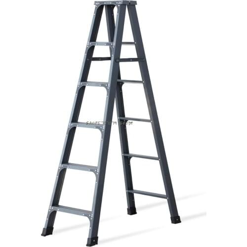 Herringbone Ladder Thickened Aluminum Alloy Ladder Engineering Reinforcement Household Folding Telescopic Lift Multi-function 23