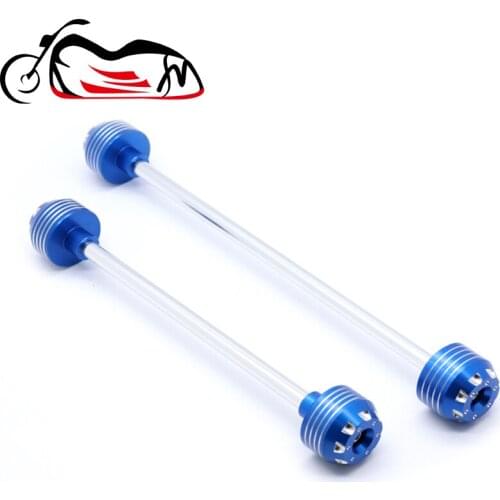 Motorcycle CNC Front Rear Axle Fork Wheel Crash Slider Protector Pad For Yamaha FZ6 FZ6N FZ6S 2004 2005 2006 2007 2008 2009