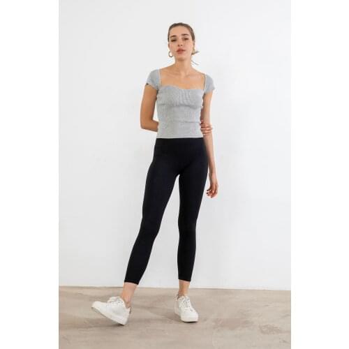Sporty Ribbed Womens Leggings High Waist Flexible Quality Dress Pants Fashion Yoga Aerobic Stylish Comfy Fitness Sexy