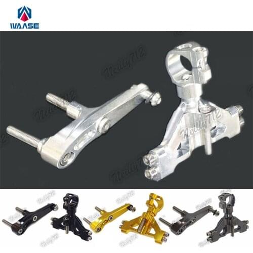 Motorcycle Steering Stabilizer Damper Mounting Bracket For KAWASAKI ZZR1400 2006 2007 2008 2009 2010 2011 2012 2013 2014 2015