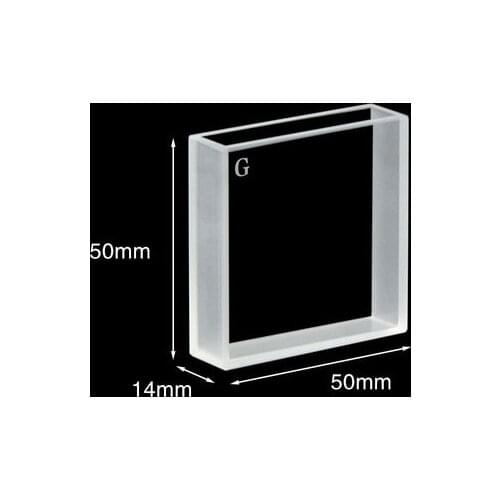 Glass cuvette/Large surface light transmission/German Schott material/High light transmission/Optical path 10mm