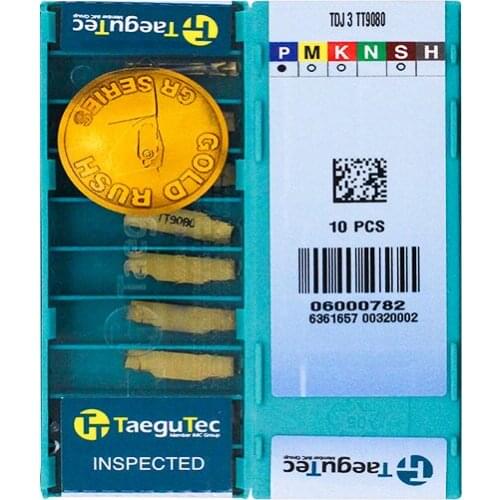 TDJ3 TT9080 100% Original TAEGUTEC carbide insert with the best quality 10pcs/lot free shipping