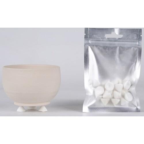 20pcs/50pcs Ceramic Refractory Support Nail High Temperature Resistant Material Removable Nail Cone Pad Kiln Pottery Tool