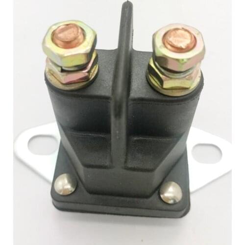 2-Pole Motorboat Starter Electromagnetic Relay Lawn Mower Starter Replacement 12V 100W 200A