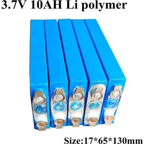 3pcs 3.7v 10ah Battery Polymer Li Ion Battery 3.7v 30A Discharge for 12v 10ah Lithium Battery Pack Diy Power Electric Vehicles