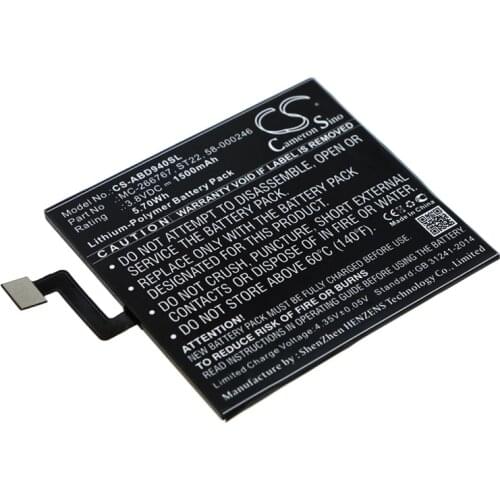 Cameron sino battery for Amazon Kindle Paperwhite 10th Generat, Gener, PQ94WIF，58-000246, 58-000271, MC-266767, ST22