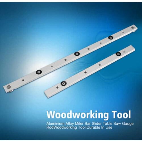 Aluminium Alloy Miter Bar Slider Table Saw Gauge Rod Woodworking Tool Durable In Use Drill Bit Set Woodworking hand Tool set