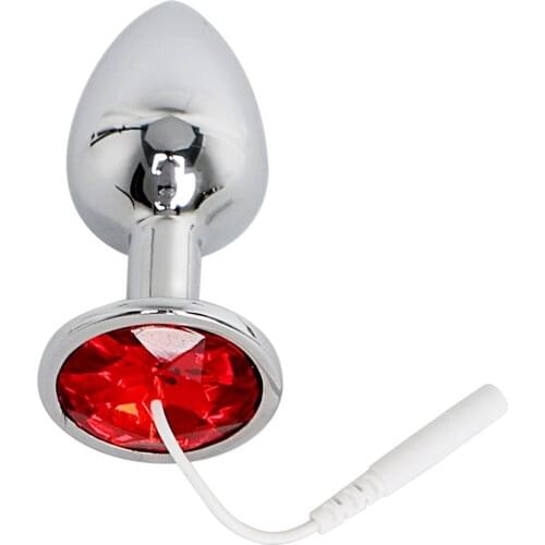 IKOKY Medical Themed Toys Electric Shock Anal Plug Women Electro Butt Plug Therapy Massager Sex Toys for Men Adult Products