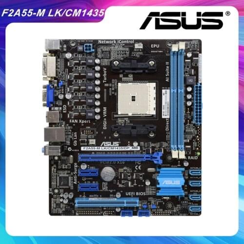 FOR ASUS F2A55-M LK/CM1435/DP_MB 2400 DDR3 Motherboards Socket FM2 AMD A55 Desktop Motherboards Computer Accessories Passed Test
