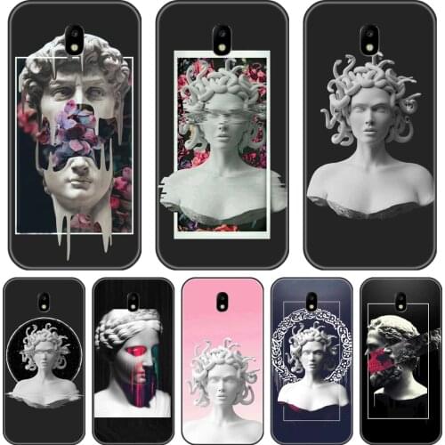 Case For Samsung Galaxy J2 J5 J7 Prime J4 J6 J8 Plus 2018 Silicone Medusa Art Back Cover For Samsung J3 J5 J7 2015 2016 2017