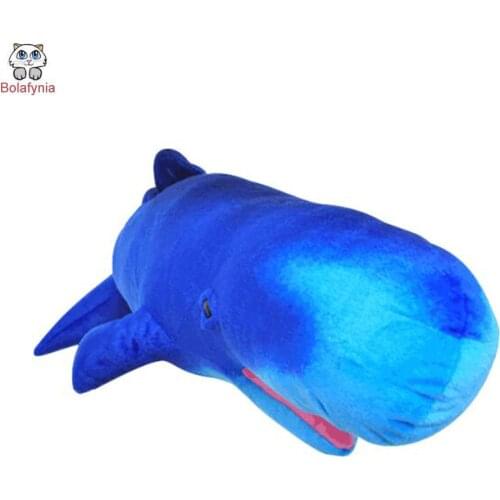 BOLAFYNIA Children Plush Stuffed Toy sperm whale marinel Baby Kids Toy for Christmas Birthday gift sea animail plush toy