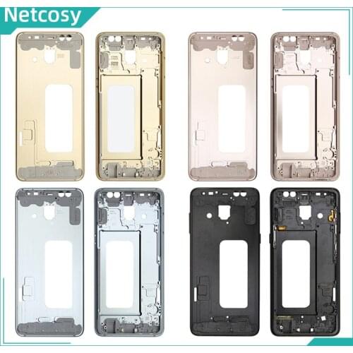 For Samsung A530 Middle Frame Plate Bezel Housing Cover Replacement For Samsung Galaxy A8 2018 A530 A530F A530DS A530N SM-A530