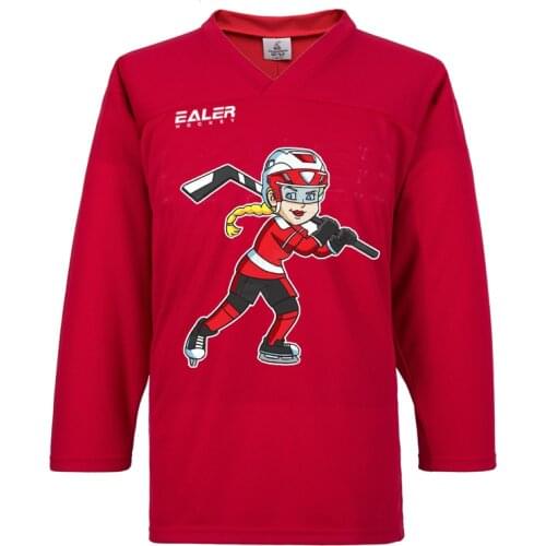 Ice Hockey Shirts For Training with cartoon logo