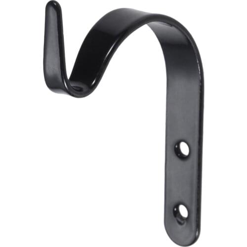 5/10Pcs Wall Hook Key Hooks Hangers Black Wall Mounted Hooks Rustic Key Coat Bag Hat Hanger 56*10mm Hooks Wall Hanging Hooks