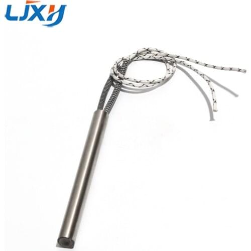 LJXH 2PCS 15mm 160~300mm 316SUS Electric Heating Pipe Cartridge Heaters 12V/24V 340/400/420/520/630W Tubular Resistance Element