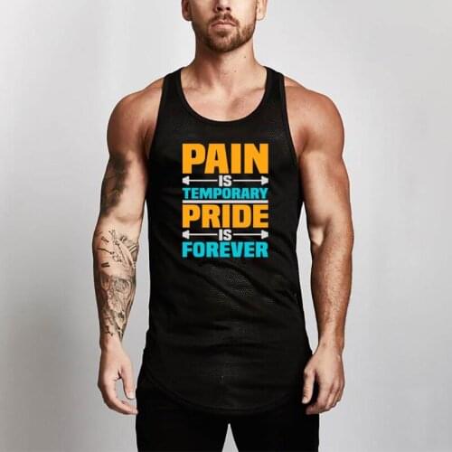 New Mesh Brand Fashion Casual Sleeveless Shirts Tank Top Men Sports Singlets Clothing Bodybuilding Gym Workout Fitness Vest