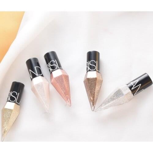 Metallic Shiny Eye Liner Eye Eyeshadow Charming Sequin Eye Liner Pen Waterproof Glitter Liquid Eyeliner Makeup CosmeticsTSLM1