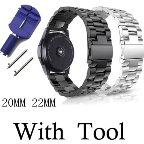 20mm 22mm For Samsung Gear S3 s2 sport Classic huami amazfit gtr bip strap huawei gt 2 46mm Band galaxy watch 3 41mm 45mm active