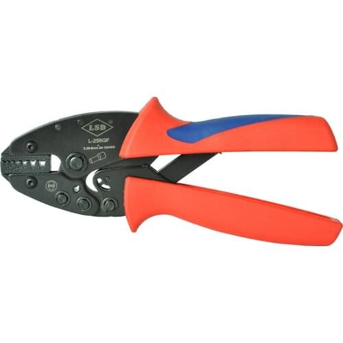 Standard pre insulated terminal middle terminal flat mouth type manual multifunctional crimping hand tools crimper pliersL-256GF
