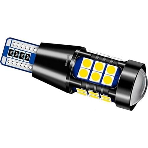 T15 W16W WY16W 15 SMD 2835 LED Canbus No Error Car Tail Bulb Brake Light Auto Reverse Lamp Turn Signals Red White Yellow Amber