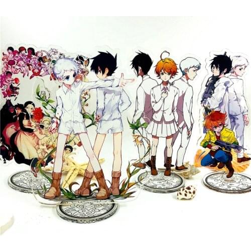 The Promised Neverland Acrylic Stand Model Toys Anime Figure Plate Holder Desk Decoration Doulb Side