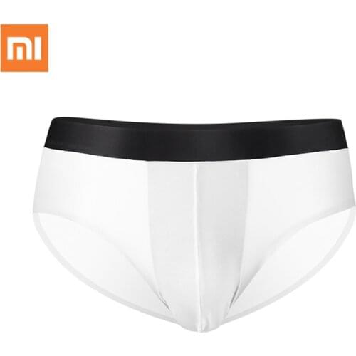 3PCS Xiaomi Mijia Men Underwear Flat Pants Ice Silk Ultra-thin Seamless Underpants Sexy Breathable Mens Triangle Briefs Pants