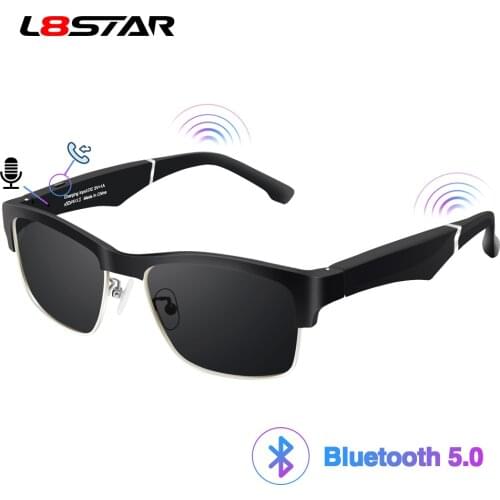 High End Smart Sunglasses Wireless Bluetooth 5.0 Hands-Free Calling Music Audio TWS Google Voice Control Polarized sunglasses