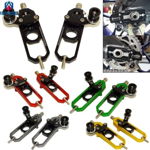 Waase Rear Wheel Axle Blocks Chain Adjusters Tensioners Swingarm Spools for KAWASAKI Ninja ZX-10R ZX10R 2011 2012 2013 2014 2015